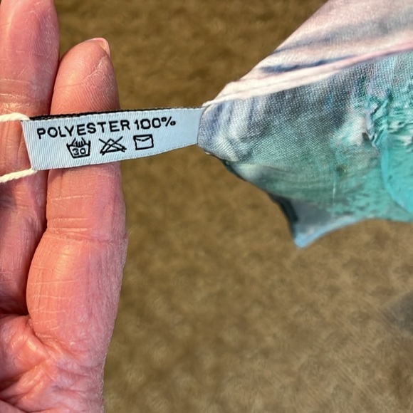 NWT RIAH Fashion Women’s Green And Purple Kimono One Size - Picture 2 of 8